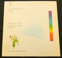 Leonard Bernstein Conducts Haydn, Symphony No. 93, Symphony No. 94, "Surprise"  Columbia Records: New York City,