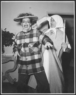 Hoagy and Ruth Carmichael in costumes.