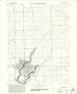 Map of flood-prone areas, Elwood quadrangle, Indiana : 7.5 minute series (topographic)