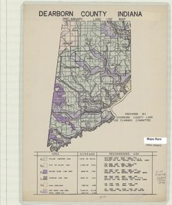 Dearborn County Indiana preliminary land use map