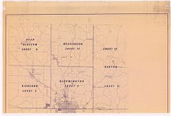Monroe County, Indiana, existing use of land. Sheet 1 [Index map]