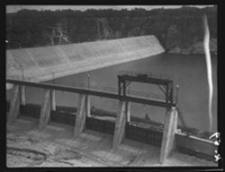 View of gates, Dix Dam