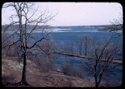 Headwaters of the Illinois. Old Illinois- Mich. Canal in foreground. C.W. Cushman