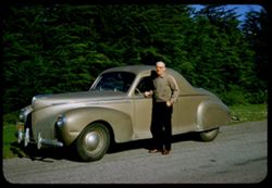 The Lincoln - Zephyr with 203,550 miles  On Strawberry hill in Golden Gate Park
