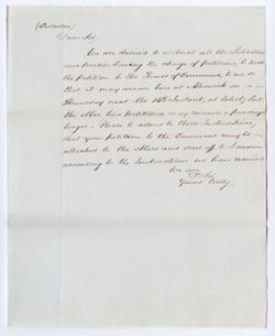 Correspondence, 10-11 April 1831