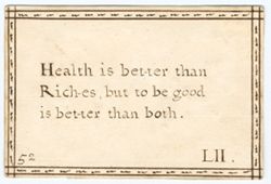 52. Health is better than riches