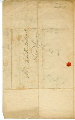 Mumford, Thomas [Sr.?], Cincinnati. To Achilles [Emery] Fretageot, New Harmony, Indiana., 1837 Dec. 17