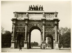 Arch of Triumph in the Louvre gardens