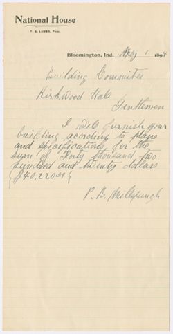 Millspaugh, P.B. 1894