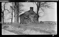 Log cabin, Greensboro, N.C., *Proximity in distance, April 1906 see Rand-McNally Atl 1959