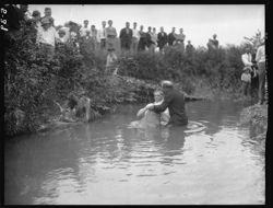 Baptizing near Anderson church, Brown county