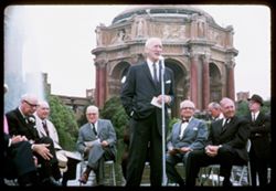 Ground breaking for Palace of Fine Arts