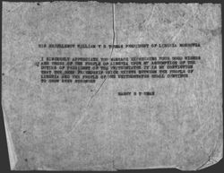 Diplomatic Correspondence - United States of America, 1931-1968, undated