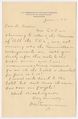 Evermann, Barton W. - United States Commission on Fish and Fisheries 1893-1902