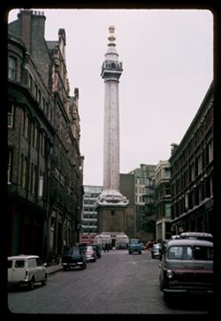 The Monument near London Bridge
