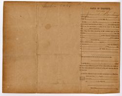 Discharge certificate for John Lucas Harding, 1864, Sept. 20