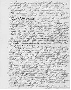 Correspondence, 1917