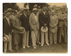 Roy W. Howard, Tex Richard, Jack Dempsey and others