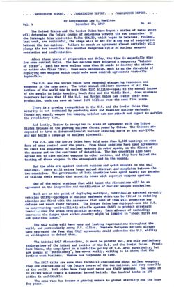 46. Nov 24, 1969: [Strategic Arms Limitation Treaty (SALT) talks]