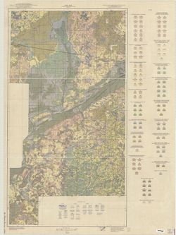 Soil map, St. Joseph County, Indiana
