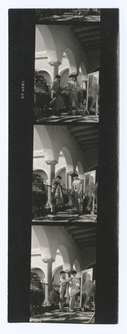 Item 0079a. Various similar scenes of Liceaga and another bullfighter on the veranda seen in Item 74 above. 3 ¼ prints.