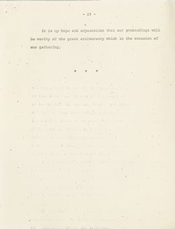 "Anniversary, Fulbright Program," Columbia University, September 8-10, 1966