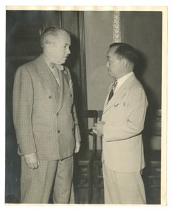 Roy Howard with K.C. Li