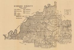 Gibson County soil map