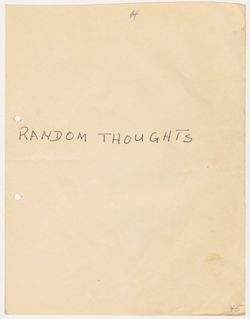 Poems W-Z, untitled, undated