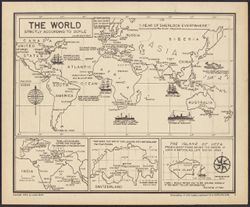 Wolff, Julian, 1905- . Map of the world, 1940