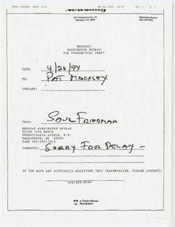 Staff File - Pat Mackley, Apr 1994