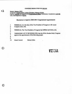 00-12-01 Resolution to Approve 2000-2001 Congressional Appointments