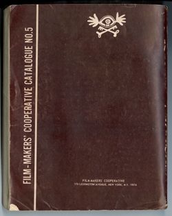 Film-Makers Cooperative Catalogue No. 5, 1971