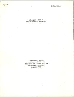 Indiana University Latino Cultural Center records, 1968-2003, bulk 1980-1995, C245