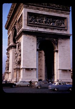Arc de Triomphe from Avenues Victor Hugo and Kleber