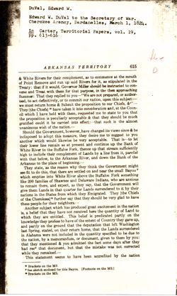 The Territorial Papers of the United States, Vol. XIX, edited by Clarence E. Carter, p. 615.