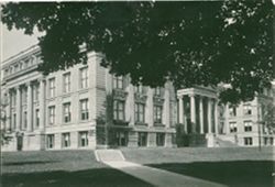 University of Iowa Natural Science building, south and east faces
