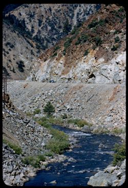 Cur vein Feather river along US 40 Alt.  Plumas county Calif. 66294 mi