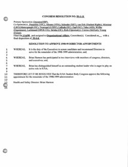 99-1-10 Resolution to Approve 1998-1999 Director Appointments