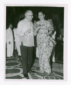 Roy Howard with Luz Magsaysay