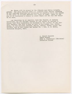 01: Memorial Resolution for Dr. Bertram L. Hanna, ca. 06 October 1964