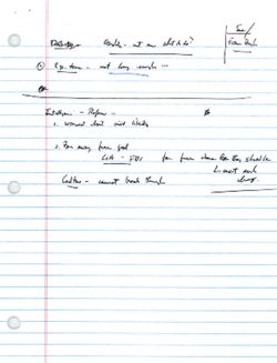 "Durbin - 4/27/04" [Hamilton’s handwritten notes], April 27, 2004