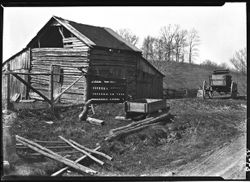 Roush barn, March 1930