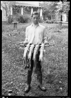 Raymond Snyder and fish