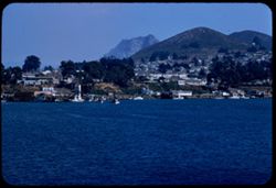 Morro Bay and town seen from Morro Rock
