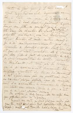 Letters from Laure de Norvins to her brother Adolphe Thiébault, 1860-1869