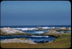 High surf near bird rocks Point Pinos Monterey Peninsula