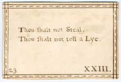 23. Thou shalt not steal