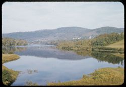 Connecticut river - Lower Waterford, Vermont seen from the New Hampshire side.