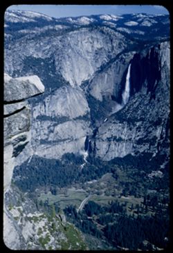 Yosemite falls from Glacier Point.
